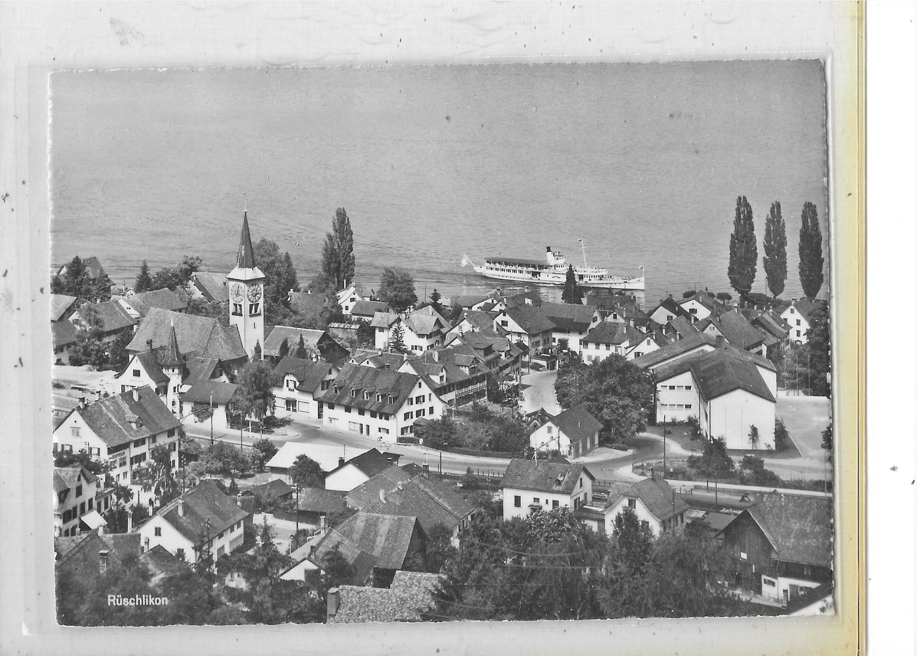Cartoline postali: ZH Rüschlikon – Usato da Schocherswil venduto da Wilare