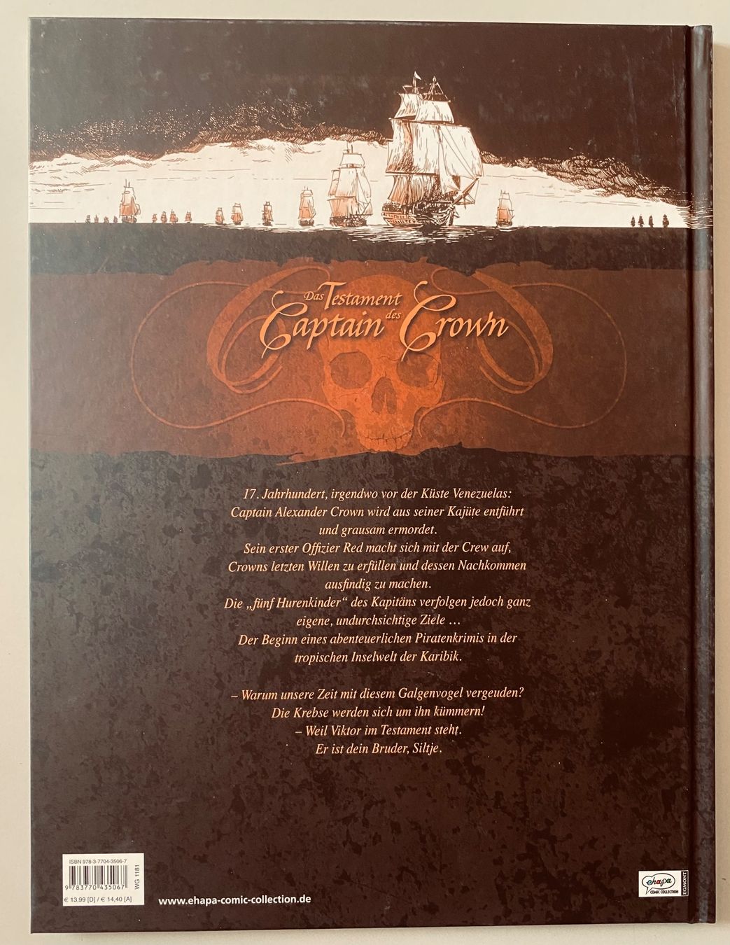 Fumetti: Das Testament des Captain Crown, Band 1, Ehapa – Nuovo (secondo la descrizione) da Untersiggenthal venduto da Sascha630 1
