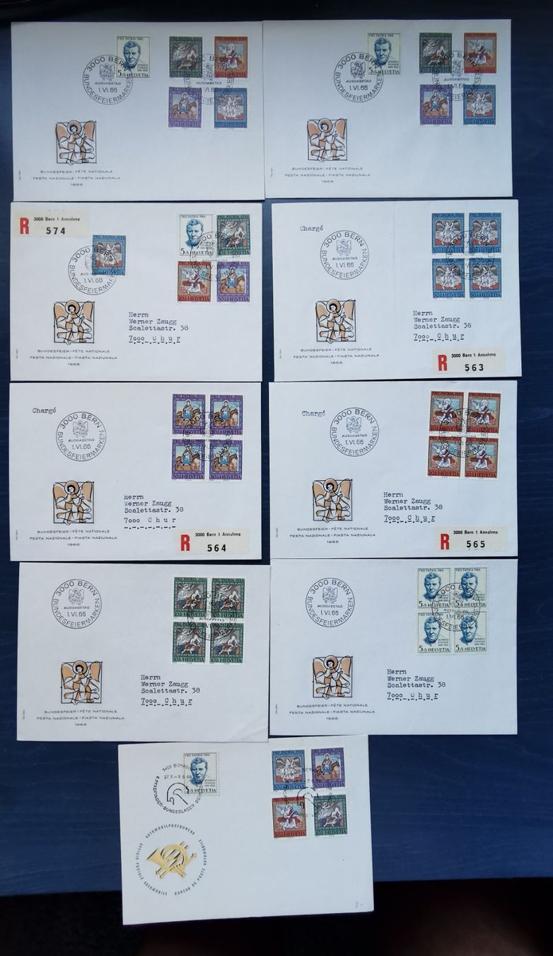 Alle Briefmarken: FDC PP 1966 – Neu (gemäss Beschreibung) aus Aadorf von Chnorli-Furz