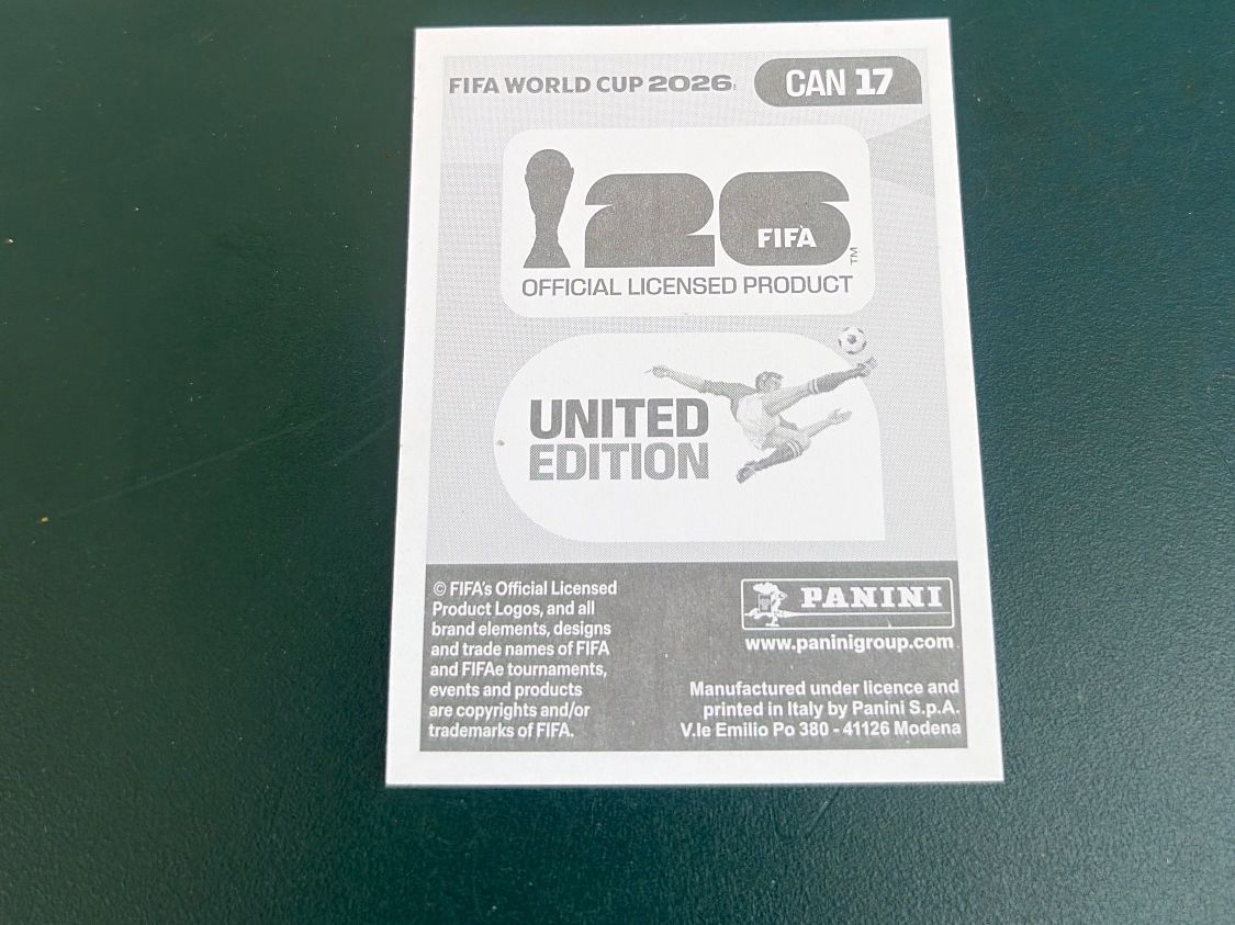 Panini Sammelbilder & Trading cards: FIFA WORLD CUP 2026 - CAN 17 – Gebraucht aus Orbe von heglau 1