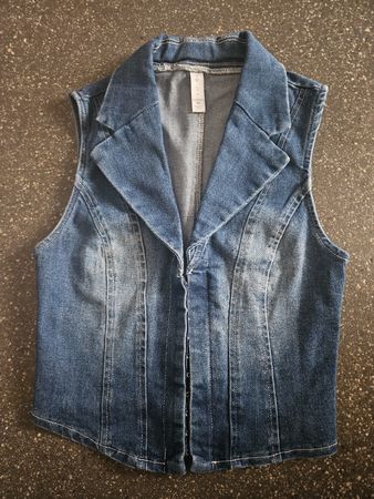Jeans Weste Damen blau Grösse XS guter Zustand