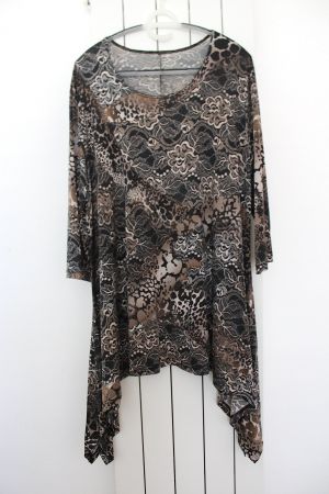 Tunika -Oberteil , verm. L/XL-siehe Massen