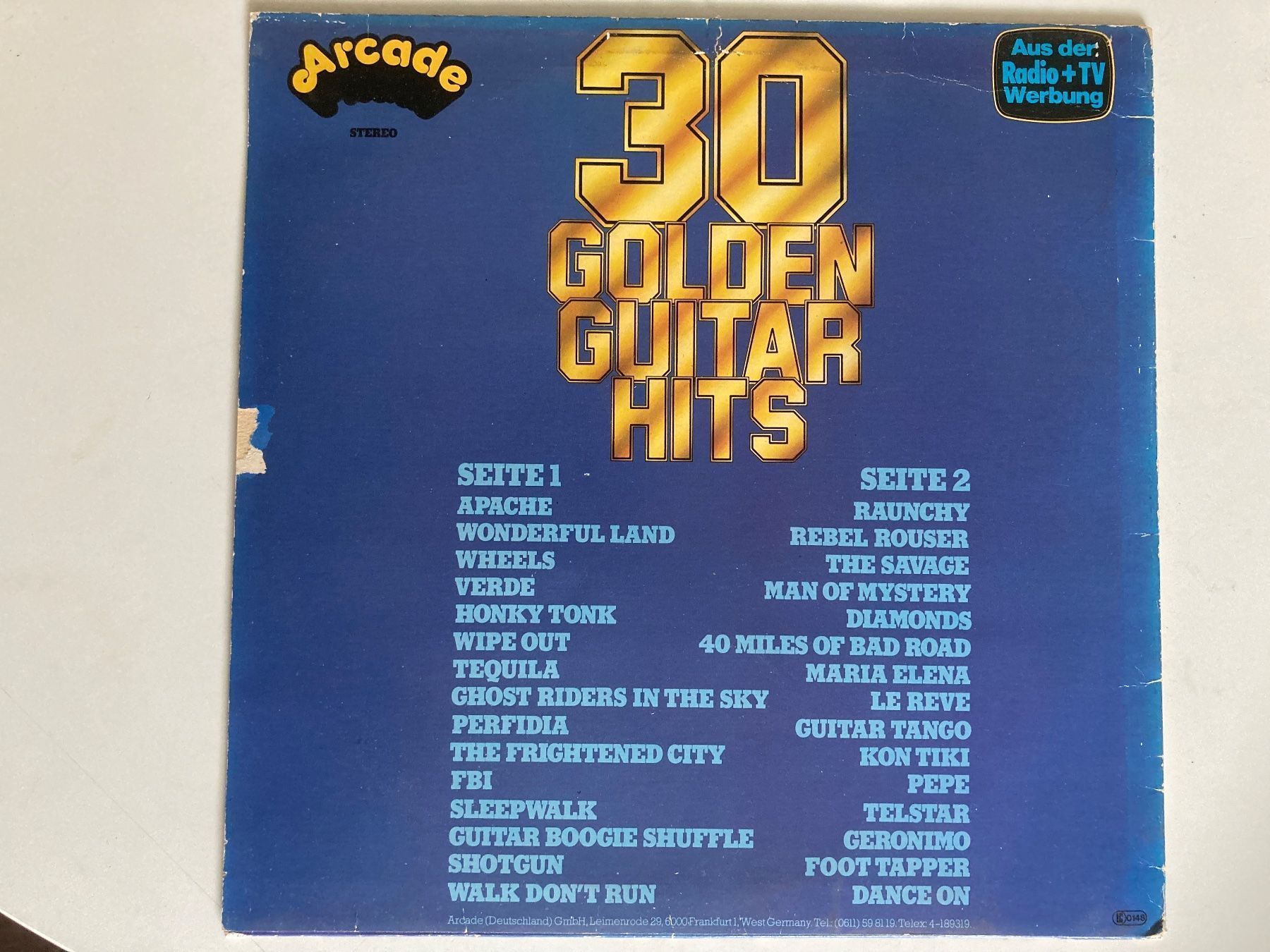 Schallplatten: 30 GOLDENE GUITAR HITS – Gebraucht aus Zürich von Chaeffeler 1