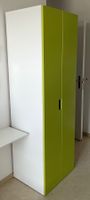 Kinder Schrank IKEA weiss grün mit Einlegeböden und Körben