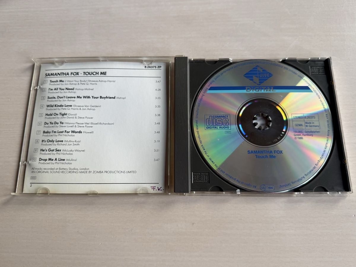 CDs: Samantha Fox - Touch Me - CD 1986 – Gebraucht aus Oberried Brienz von Chyara 2