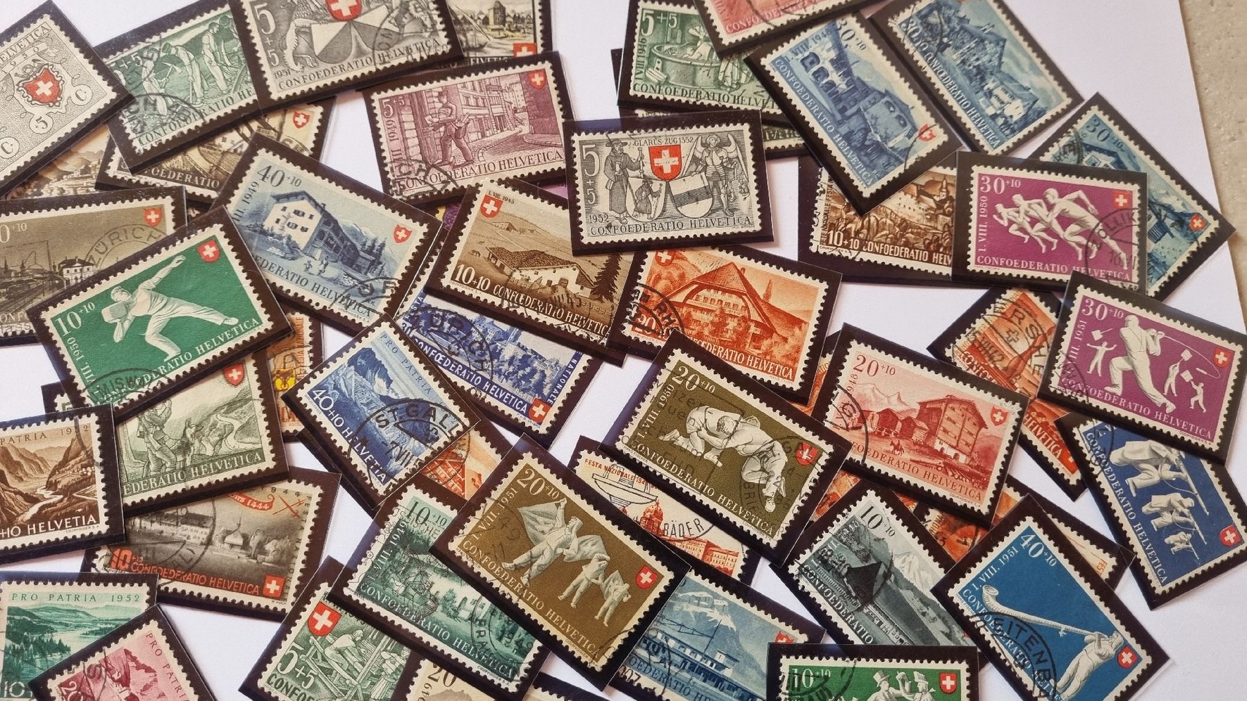 Tutti i francobolli: GUTE PRO PATRIA - SAMMLUNG – Usato da Heimenschwand venduto da Valvora 1