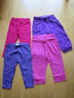 4 pantalons rose/violet T. 80