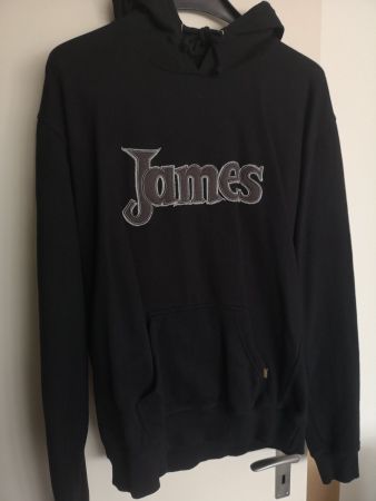 James Pullover & Hoodie schwarze Jacke mit Kapuze Neu gr. L