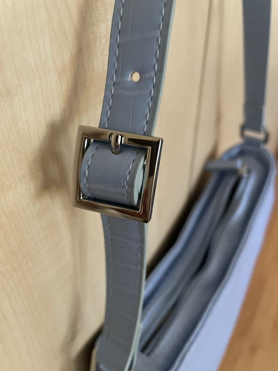Borse da donna: Handtasche hellblau Krokodiloptik NEU – Nuovo (secondo la descrizione) da Waedenswil venduto da Paps04 3