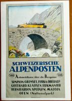 AK: Alpenposten - Simplon, Grimsel etc... Reproduction