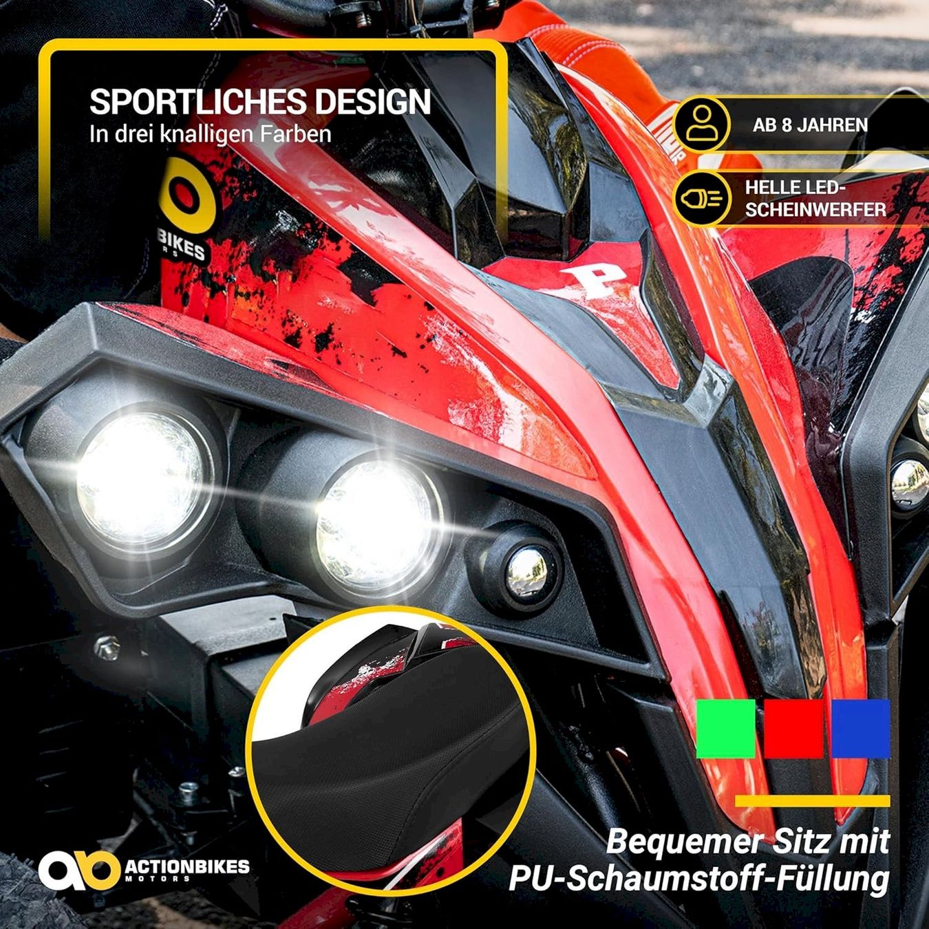 Véhicules pour enfants: Actionbikes RENEBLADE Elektro-Kinderquad – Neuf avec emballage d'origine à Bottighofen par zaap 7
