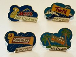 4 Pin Ice Cream Mars Snickers Twix Bounty