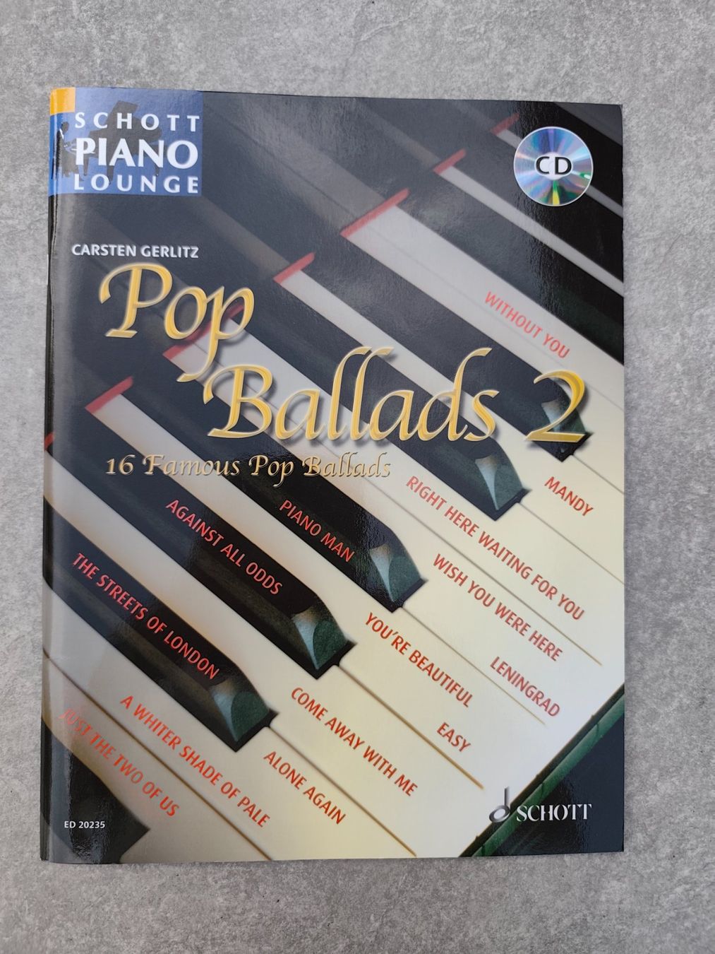 Libri: Notenbuch mit CD Pop Ballads 2 Carsten Gerlitz Schott – Nuovo (secondo la descrizione) da Eschenbach LU venduto da Orchi