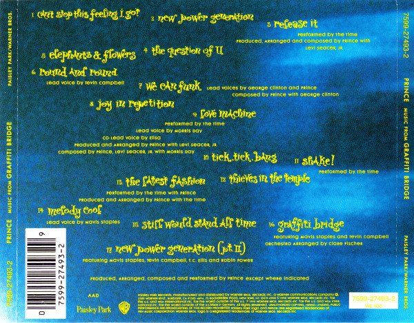 CD: CD Prince - Graffiti bridge (1990) – Usato da Möriken AG venduto da mineralia 1