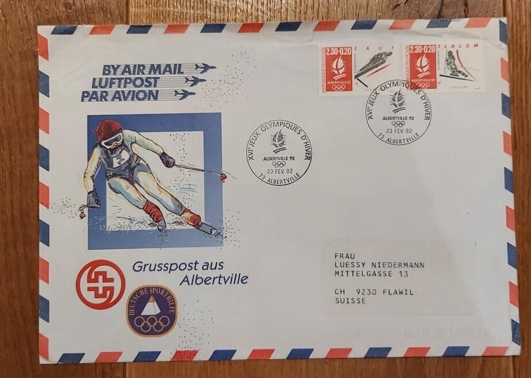 Autogramme: Autogrammkarten Albertville, Olympische Winterspiele 1992 – Neu (gemäss Beschreibung) aus Speicherschwendi von Mountain010 3
