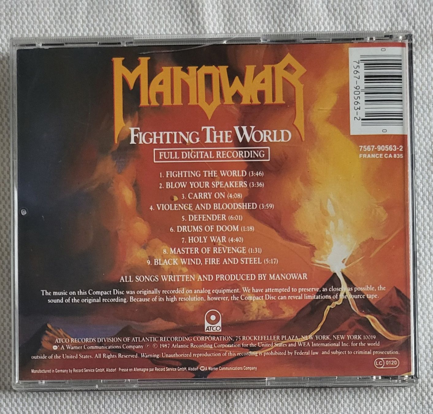 CDs: Manowar – Gebraucht aus Villars-sur-glane von Epsilonhike 1