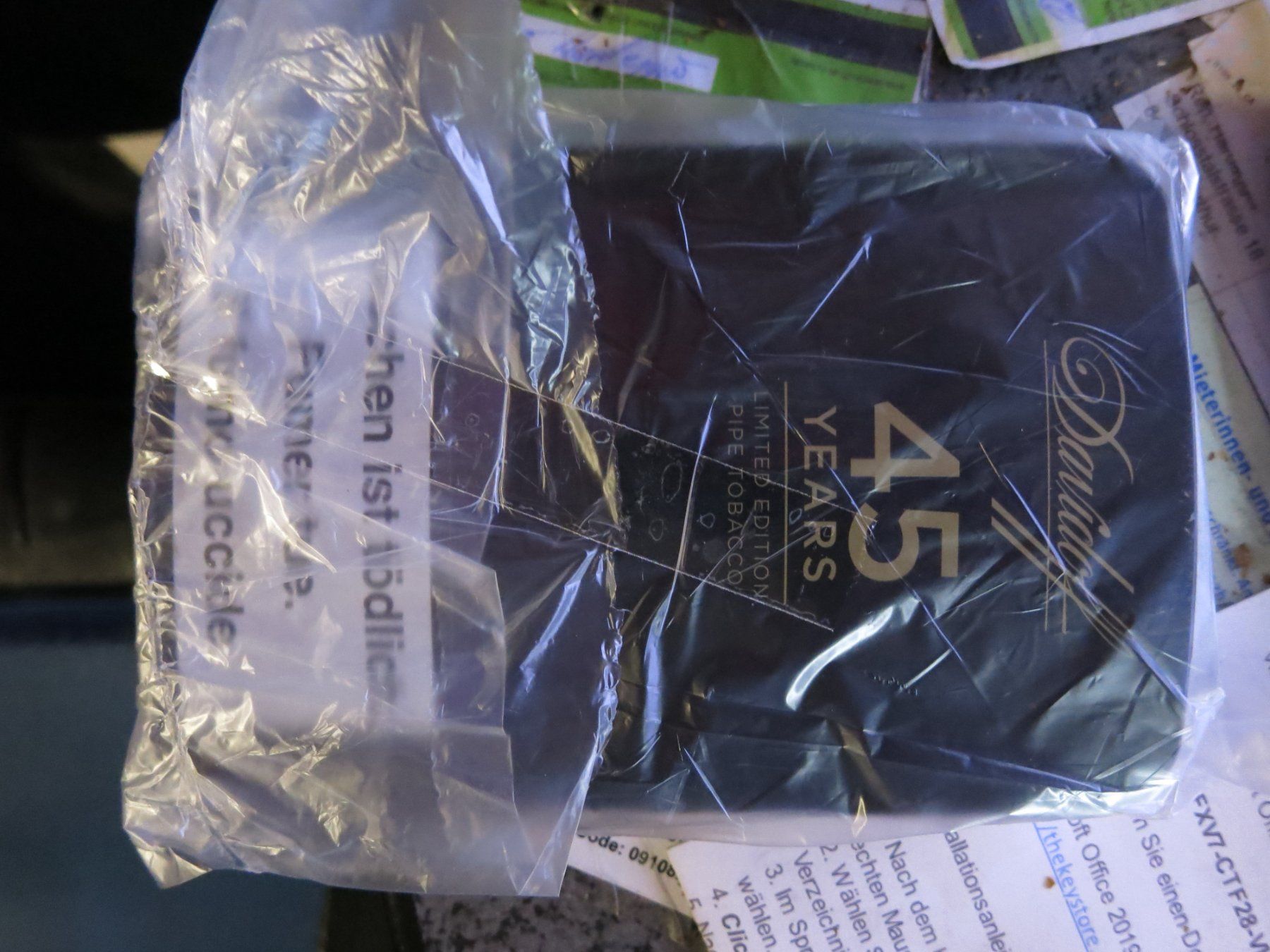 Davidoff Tabacchi: Davidof Pfeifentabak 45 Years – Nuovo e nell'imballaggio originale da Winterthur venduto da hardyy4444 2