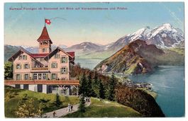 Kurhaus Fürigen ob Stansstad, gelaufen 1910