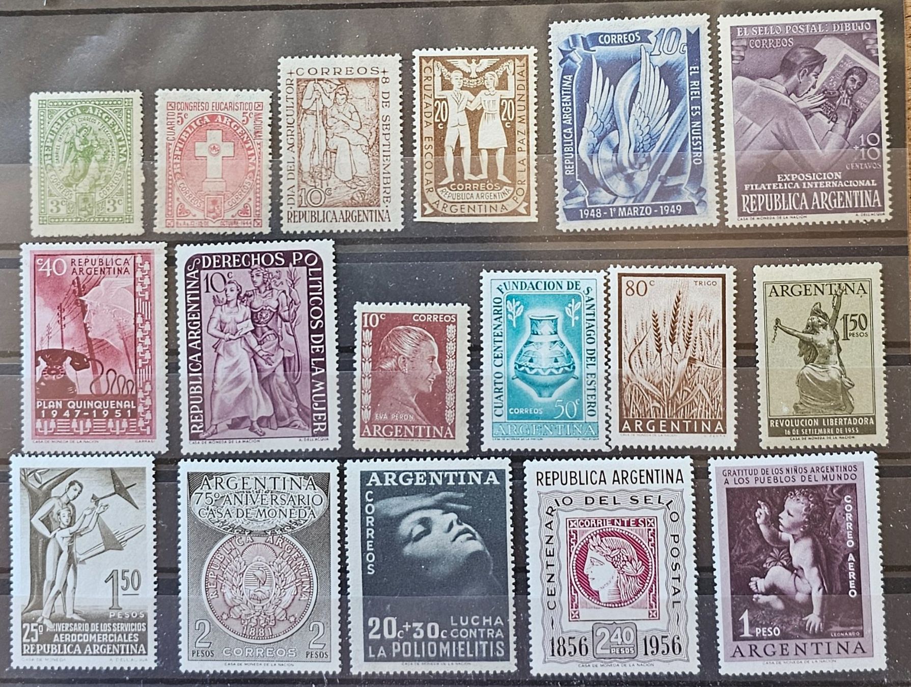 Alle Briefmarken: Argentinien- alte postfrische  ** Marken – Neu (gemäss Beschreibung) aus Les Valettes von Nuba1