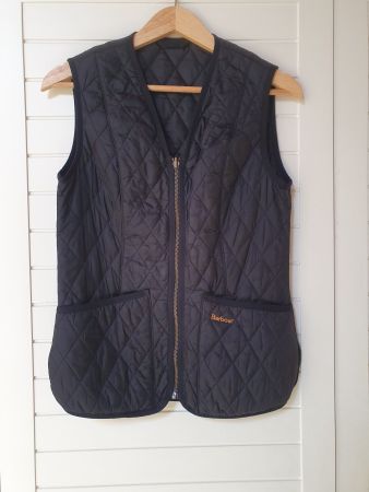 Barbour Steppweste schwarz, Grösse 34