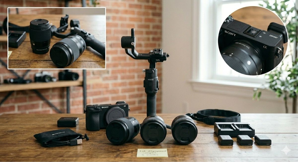 Sony Fotocamera: Sony a6400 + objectifs Sigma + DJI Ronin SC – Usato da Morges venduto da kai_lth5 1