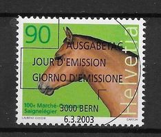 V1082 - Cheval Saignelegier vollstempel
