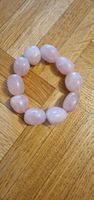 Roségoldschmuck Armband, echte Rosenquarz Edelsteine neu