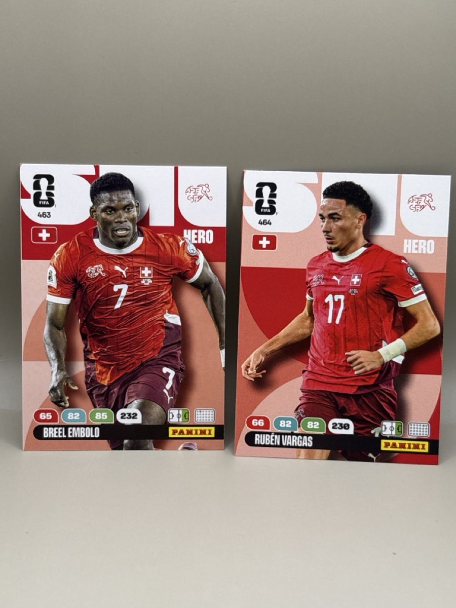 Panini Carte collezionabili: Panini Adrenalyn XL - 463 & 464 – Nuovo (secondo la descrizione) da Oberbuchsiten venduto da Bananefrappe93