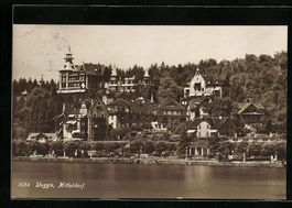 AK Weggis, Mitteldorf, 1917