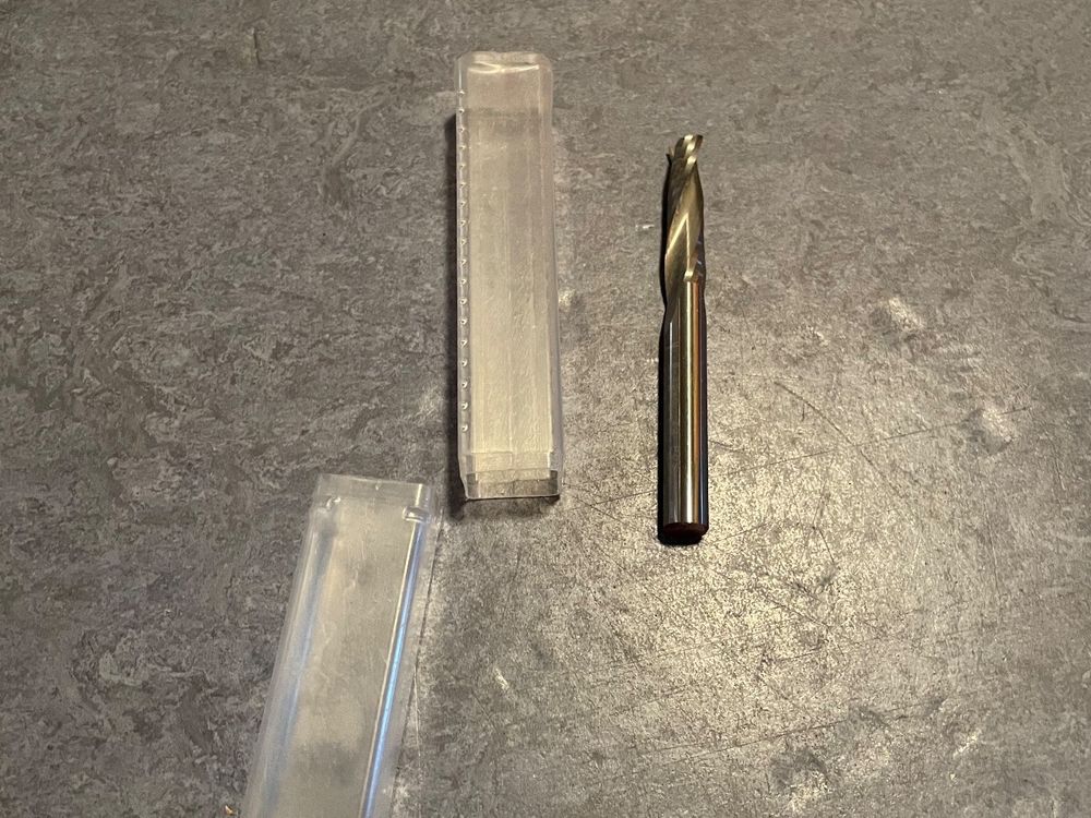 Yonico Gerade Fräser – 9/16 Zoll Durchmesser, 2,5 Cm Schnittlänge, 1/4 Zoll Schaft