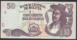 Bolivien 50 Bolivianos 2011