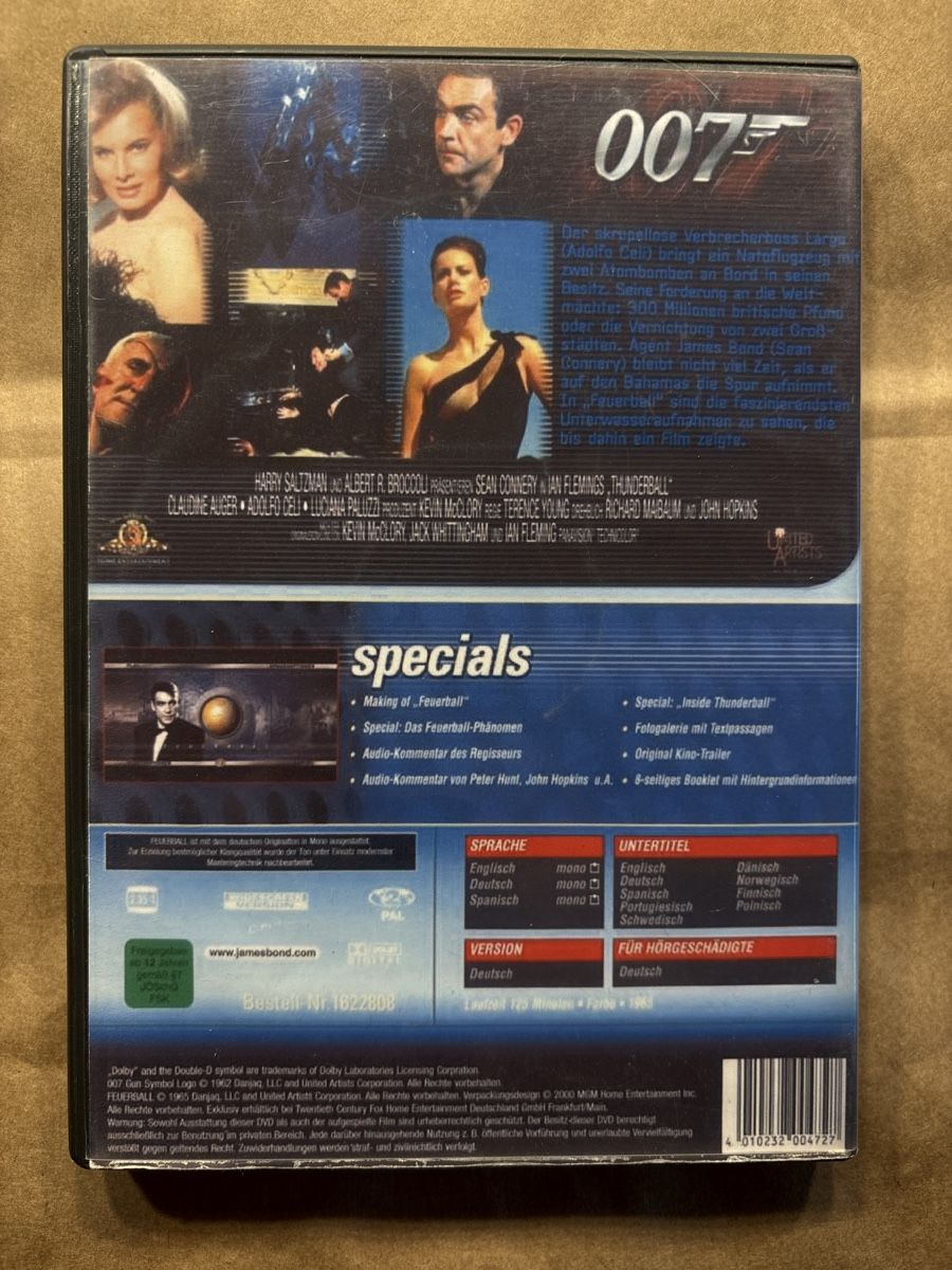 Alle DVDs: Feuerball (2204) – Gebraucht aus Ruswil von Slivio_ 1