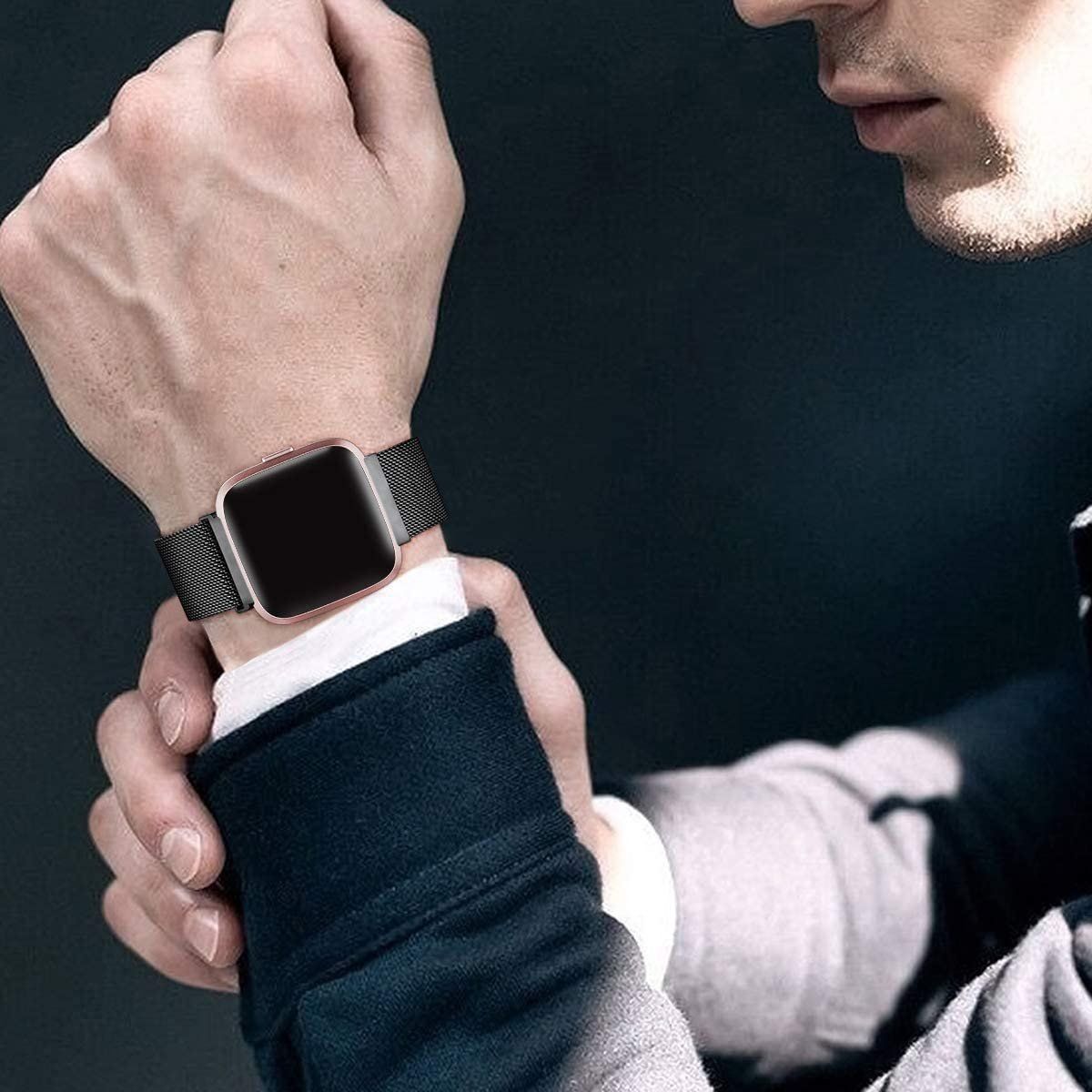 Fitbit Smartwatch-Zubehör: Fitbit Versa II - Armband Milanese – Neu (gemäss Beschreibung) aus Unterengstringen von  1