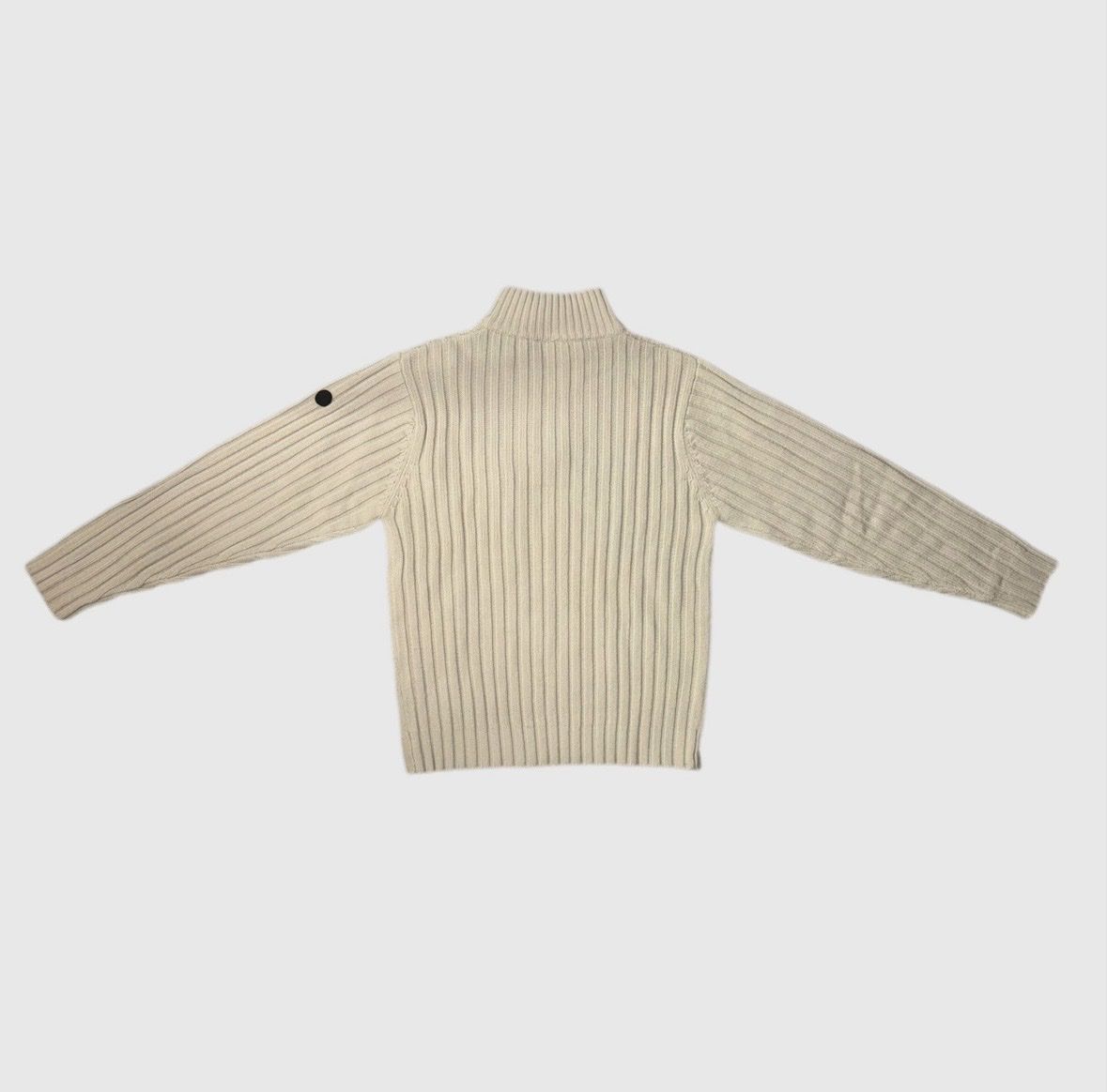 Maglioni & Felpe: GSMD Strickpullover mit Half-Zip & Brusttasche – Beige/Creme – Usato da Luzern venduto da Alenaluh 2