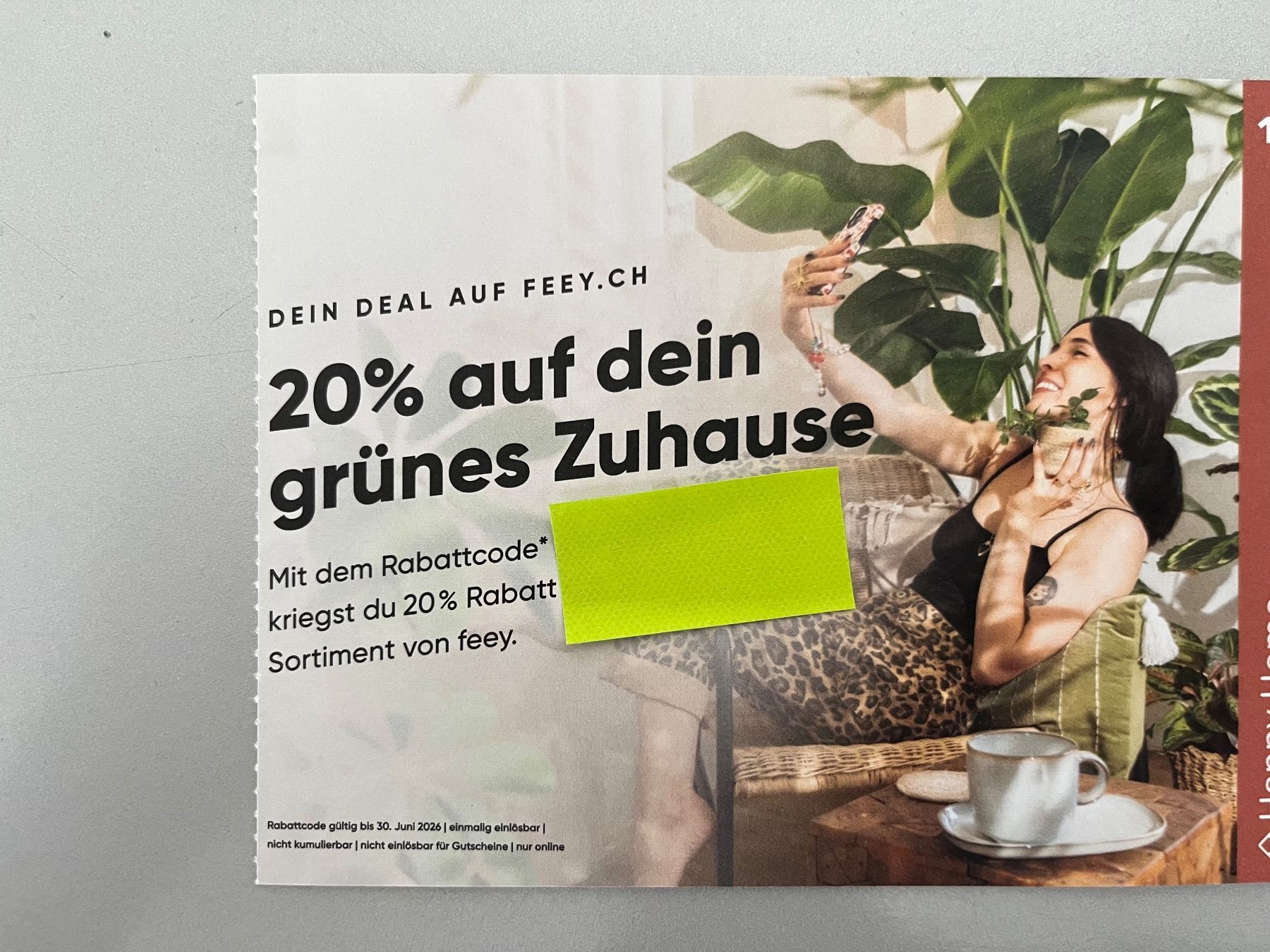 Piante & sementi: Rabattgutschein Feey (feey.ch) 20%-Rabattcode – Nuovo e nell'imballaggio originale da Unterägeri venduto da flu_zp5d