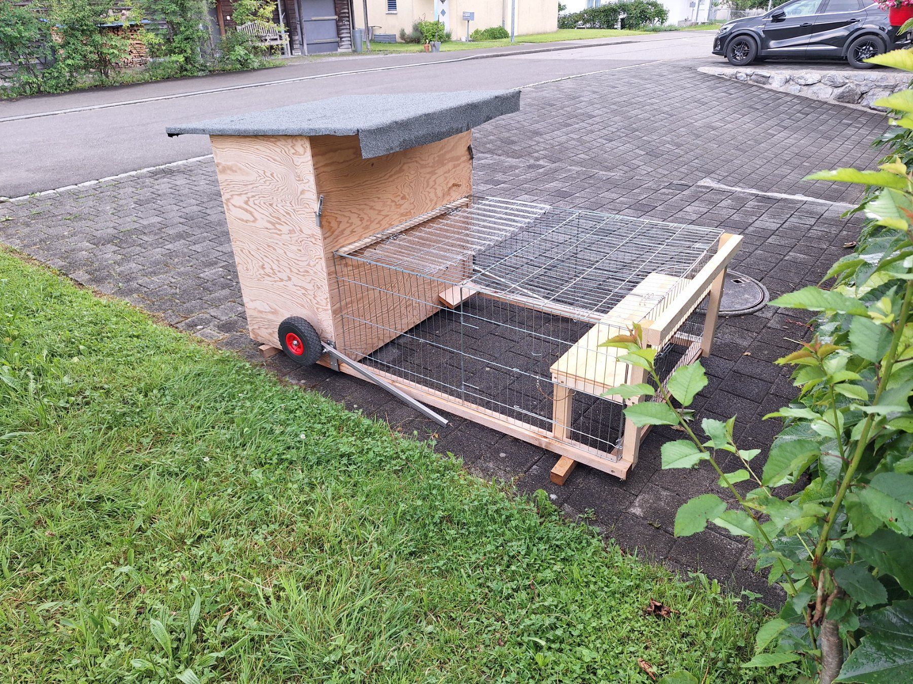 Gabbie, trasporto & Sicurezza: Hasenstall Fahrbar – Nuovo (secondo la descrizione) da Uznach venduto da Carlsson80