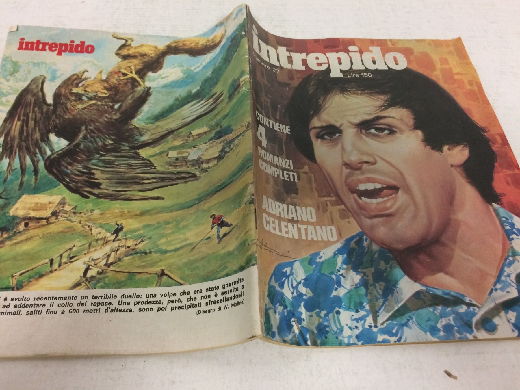 Riviste & Magazine: INTREPIDO # 27 1973 ADRIANO CELENTANO BEATLES ANTOGNONI – Usato da Vezia venduto da Aquarius_Age 8
