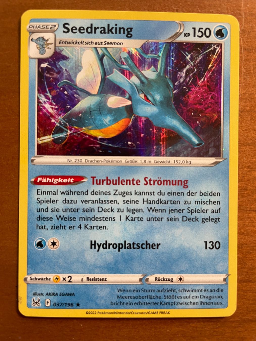 Pokémon Sammelbilder & Trading cards: Pokemon Seedraking Holo (Versand gratis) – Neu (gemäss Beschreibung) aus Chur von Angerson