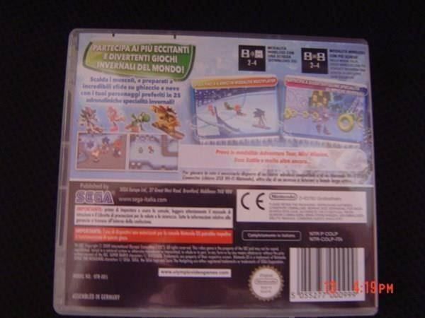Nintendo Giochi: MARIO & SONIC - Nintendo DS in Italiano – Usato da Pambio Noranco venduto da Pol69 2