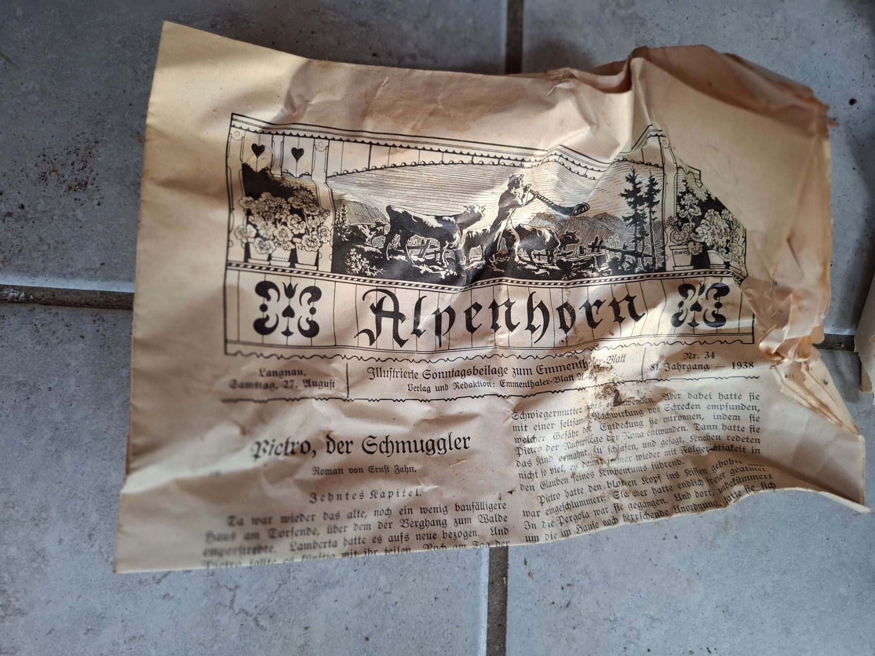 Dokumente: Antike Dokumente aus ca. 1930-1940 – Gebraucht aus Obergoldbach von mar_2mv6 1