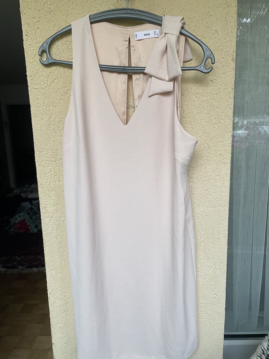 Mango Kleider: Elegantes Sommerkleid Mango, Grösse S, Beige – Gebraucht aus Au/ZH von markthallerapperswil 6