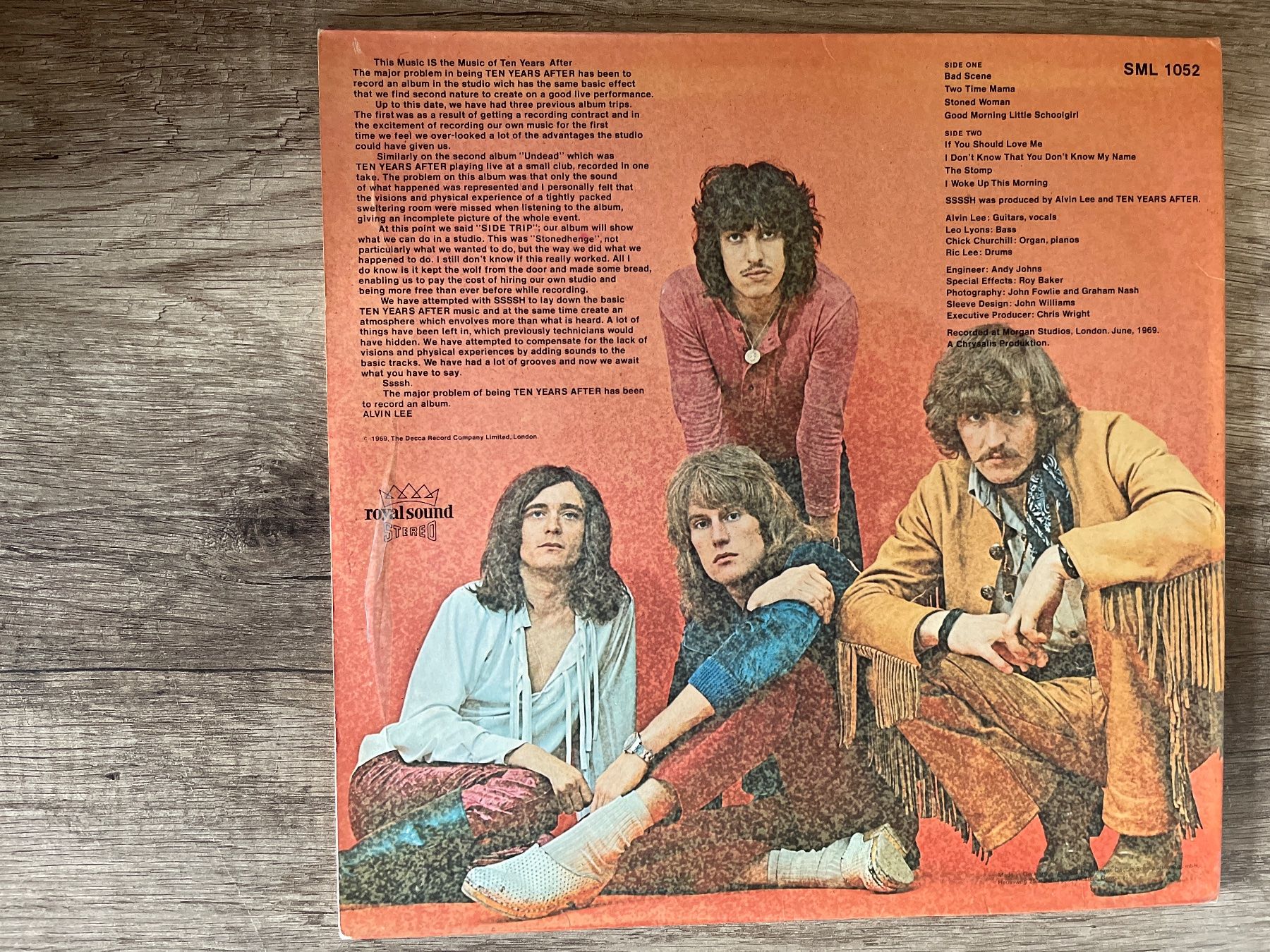 Dischi in vinile: S64/Ten Years After - Ssssh – Usato da Frutigen venduto da Philippe_jsp 1