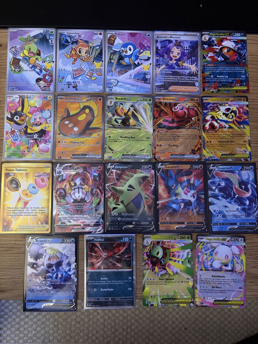 Pokémon Carte collezionabili: Pokémon Starter + Sammlung ab 1.- EN + DE gemischt – Nuovo (secondo la descrizione) da Seuzach venduto da lb_collectr