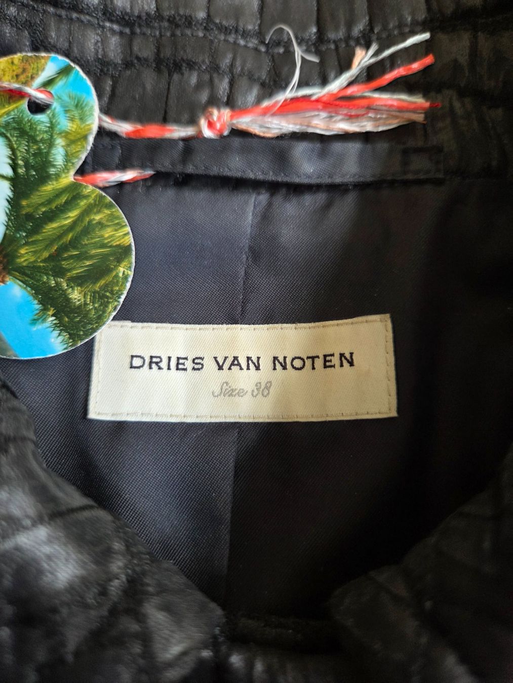 Vestes: Dries Van Noten Croc Texture Cropped Jacket – D'occasion à Bern par -Aniko- 4