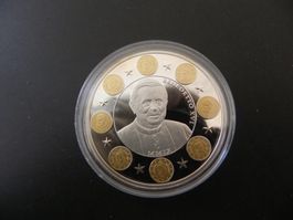 Medaille Vatikan Papst Benedikt XVI.