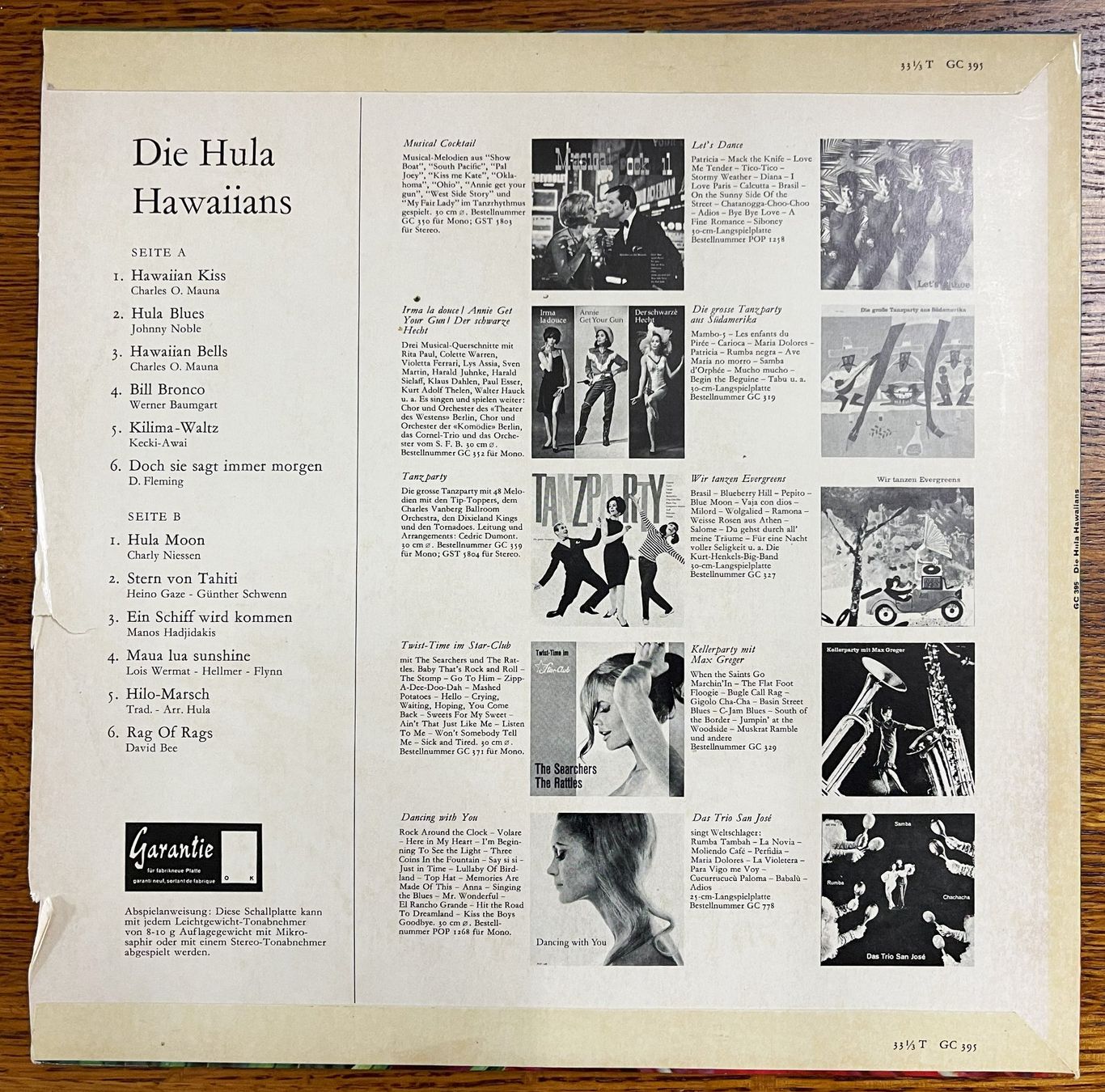 Dischi in vinile: Die Hula Hawaiians - LP Schallplatte – Usato da Oftringen venduto da Vucki 1