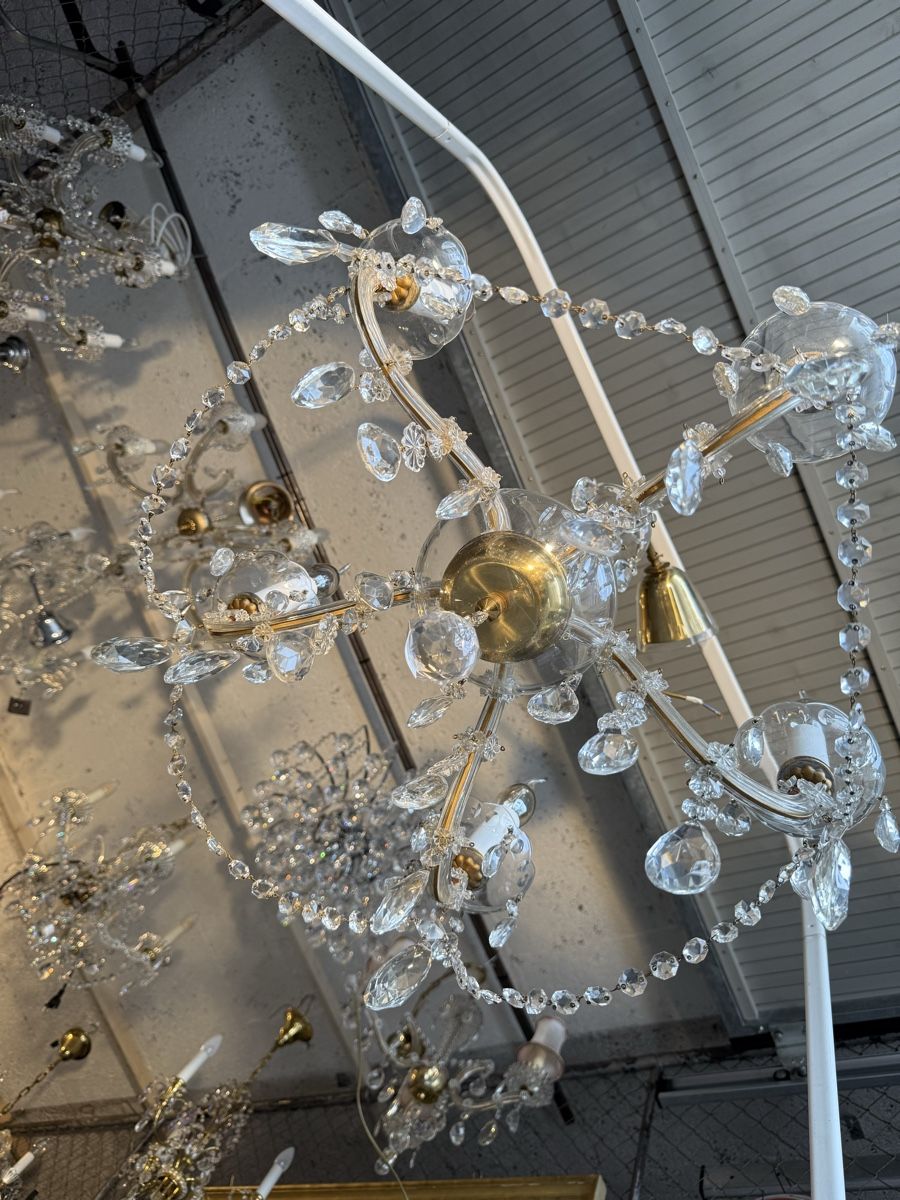 Lampadari & plafoniere: Antiker Glas Kristall Kronleuchter – Usato da Benglen venduto da Dubai1234 2