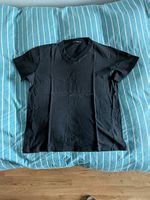 Armani Collezioni V-Neck T-Shirt Schwarz Grösse L
