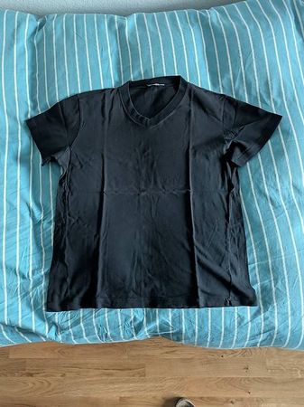 Armani Collezioni V-Neck T-Shirt Schwarz Grösse L