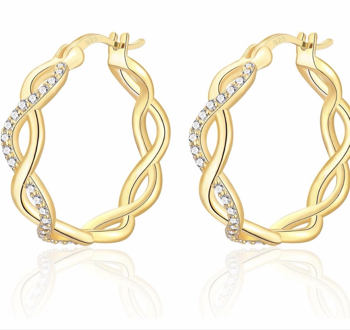 Boucles d'oreille: 18K Vergoldet Ohrringe – Neuf avec emballage d'origine à Hemmental par GoldWert1 1